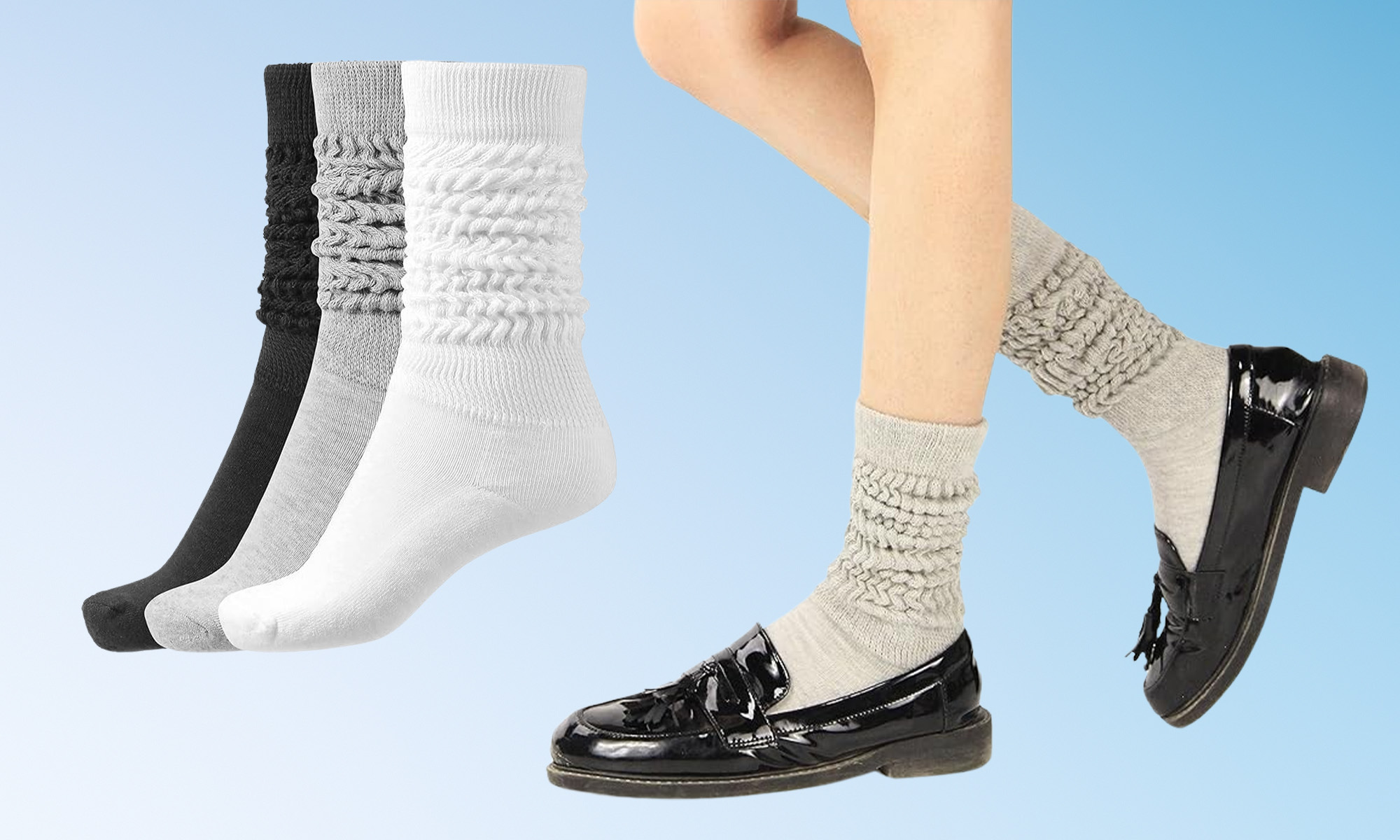 Slouch socks that are on sale after Amazon Prime Day