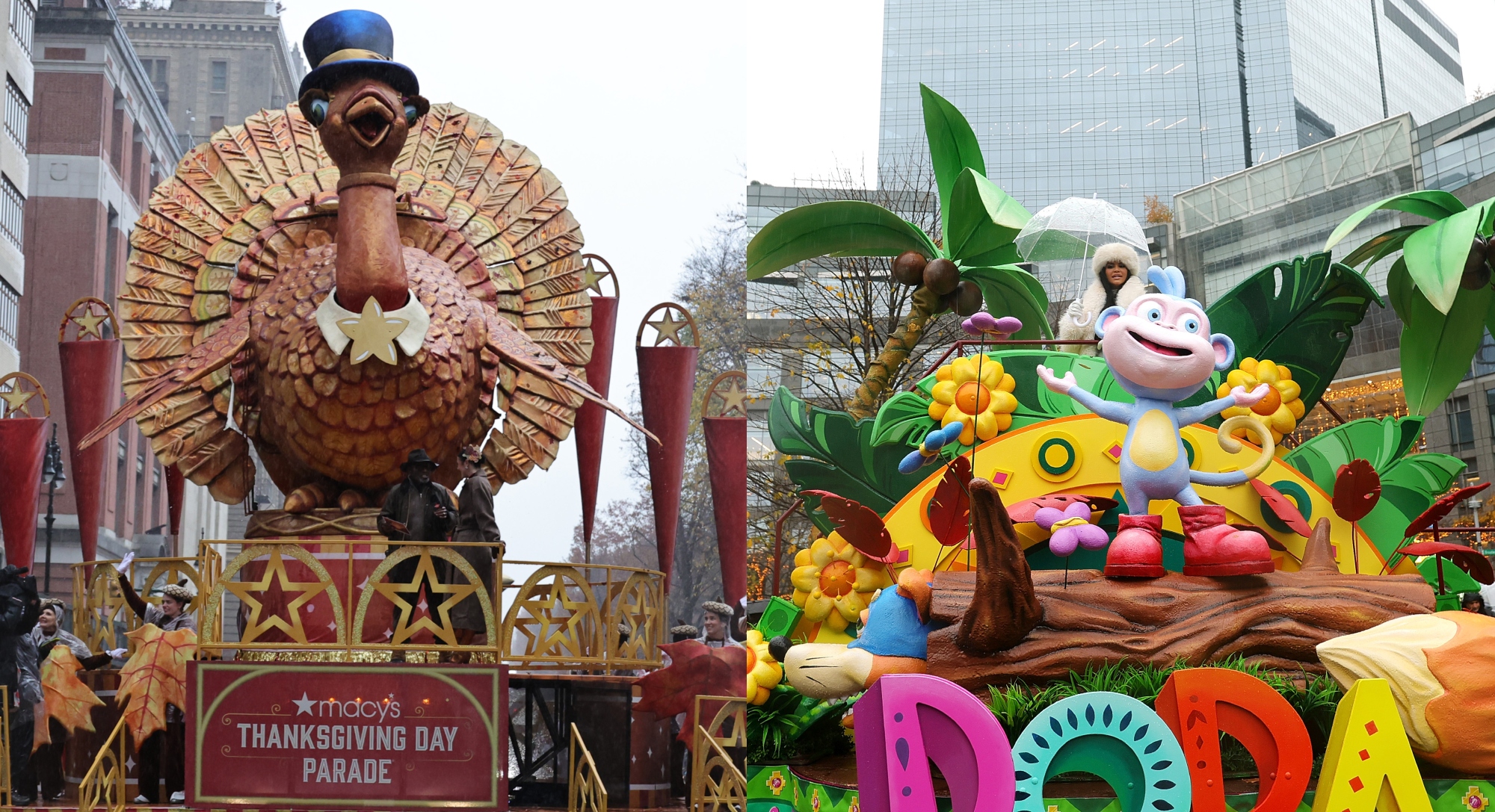 Floats at the 2024 Macy's Thanksgiving Day parade