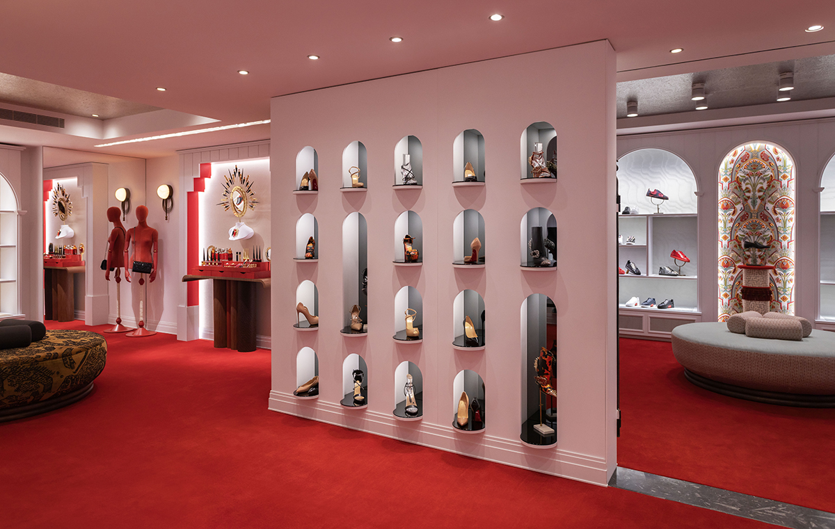 Christian Louboutin, store, Madison Avenue, shoes, shoe store, heels, So Kate, red bottoms