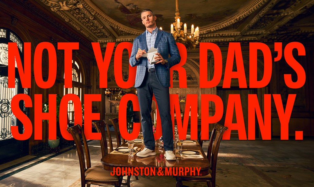 Johnston & Murphy, Johnston Murphy, mens shoes, dress shoes, loafers, campaign, not your dads shoe company, not your dads shoes, Genesco