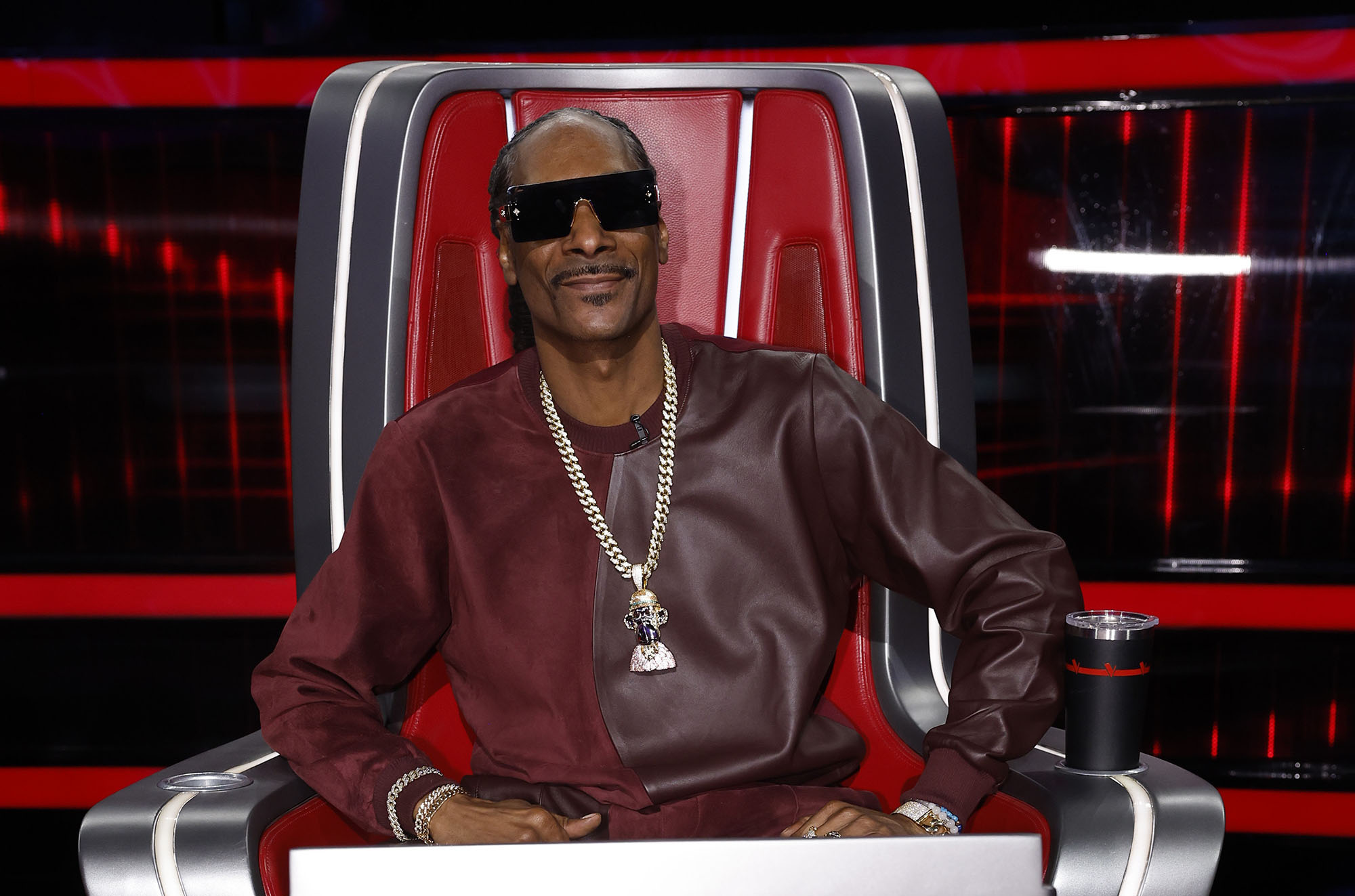 THE VOICE -- "Live Semi-Finals Eliminations" Episode 2618B -- Pictured: Snoop Dogg -- (Photo by: Trae Patton/NBC via Getty Images)