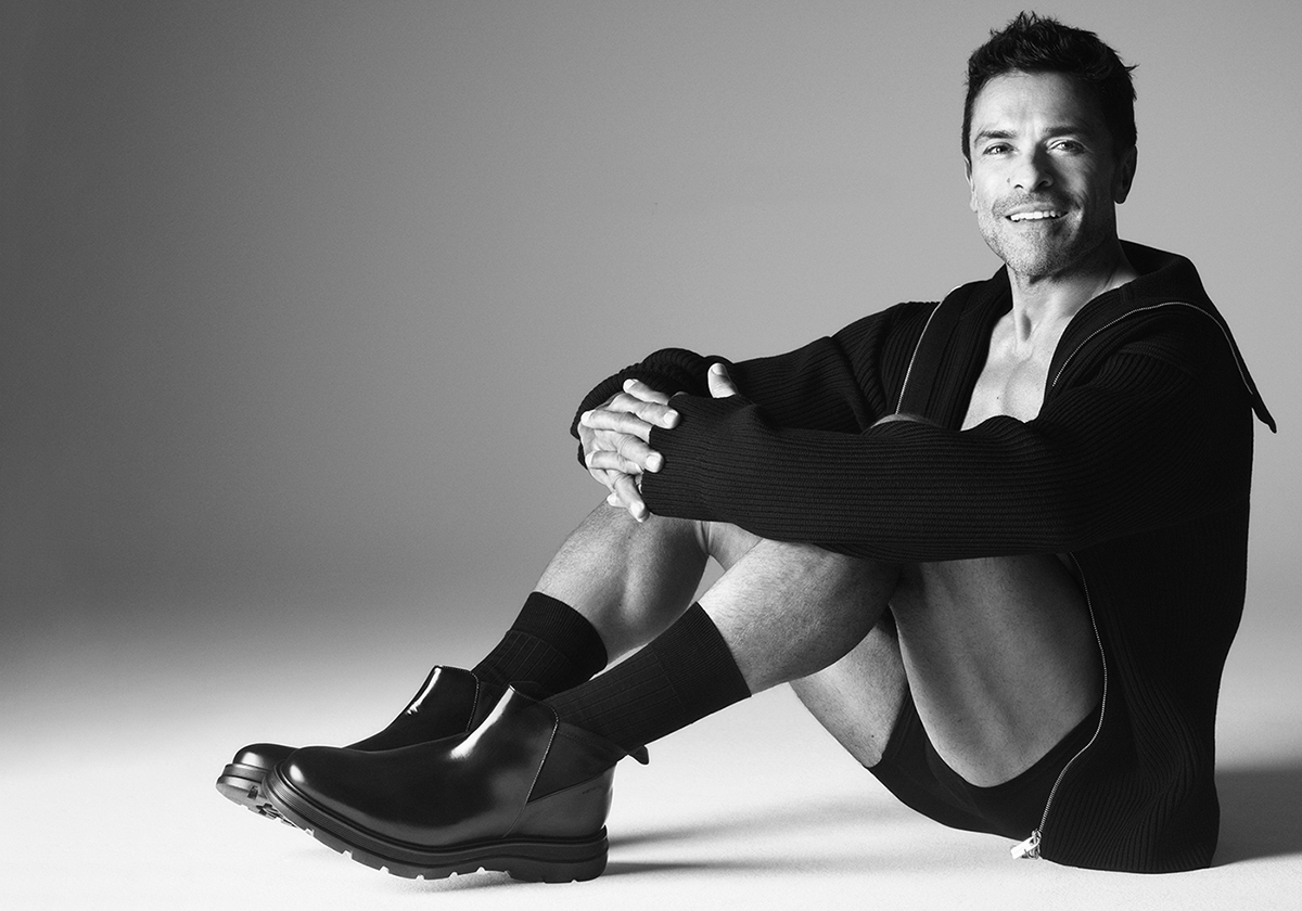 Stuart Weitzman, Mark Consuelos, mens shoes, menswear, campaign, dress shoes, boots