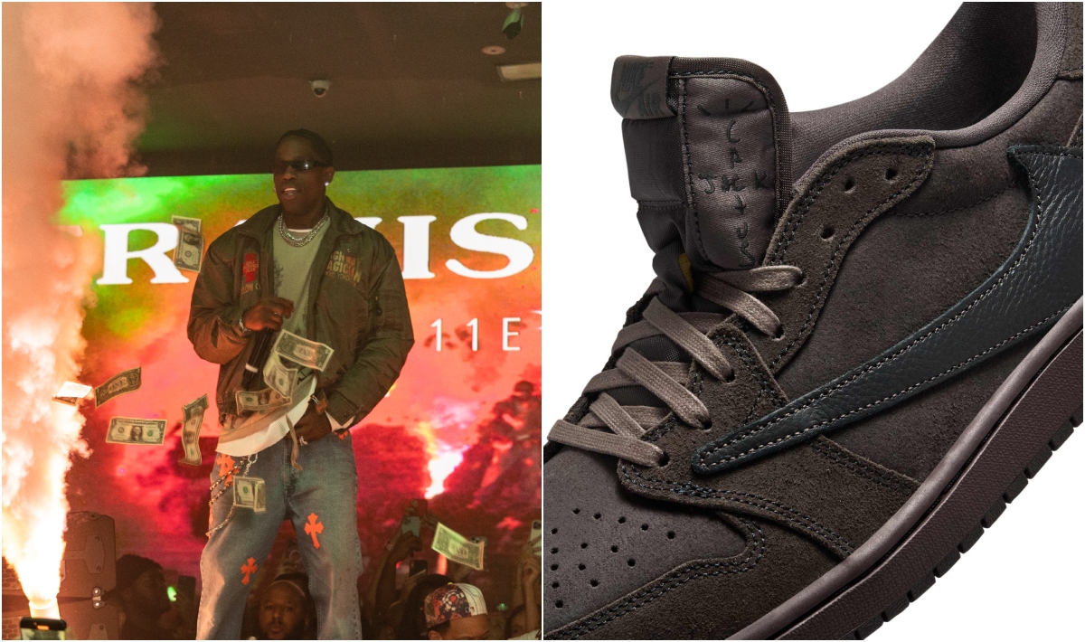 Travis Scott, Air Jordan 1 Low sneaker